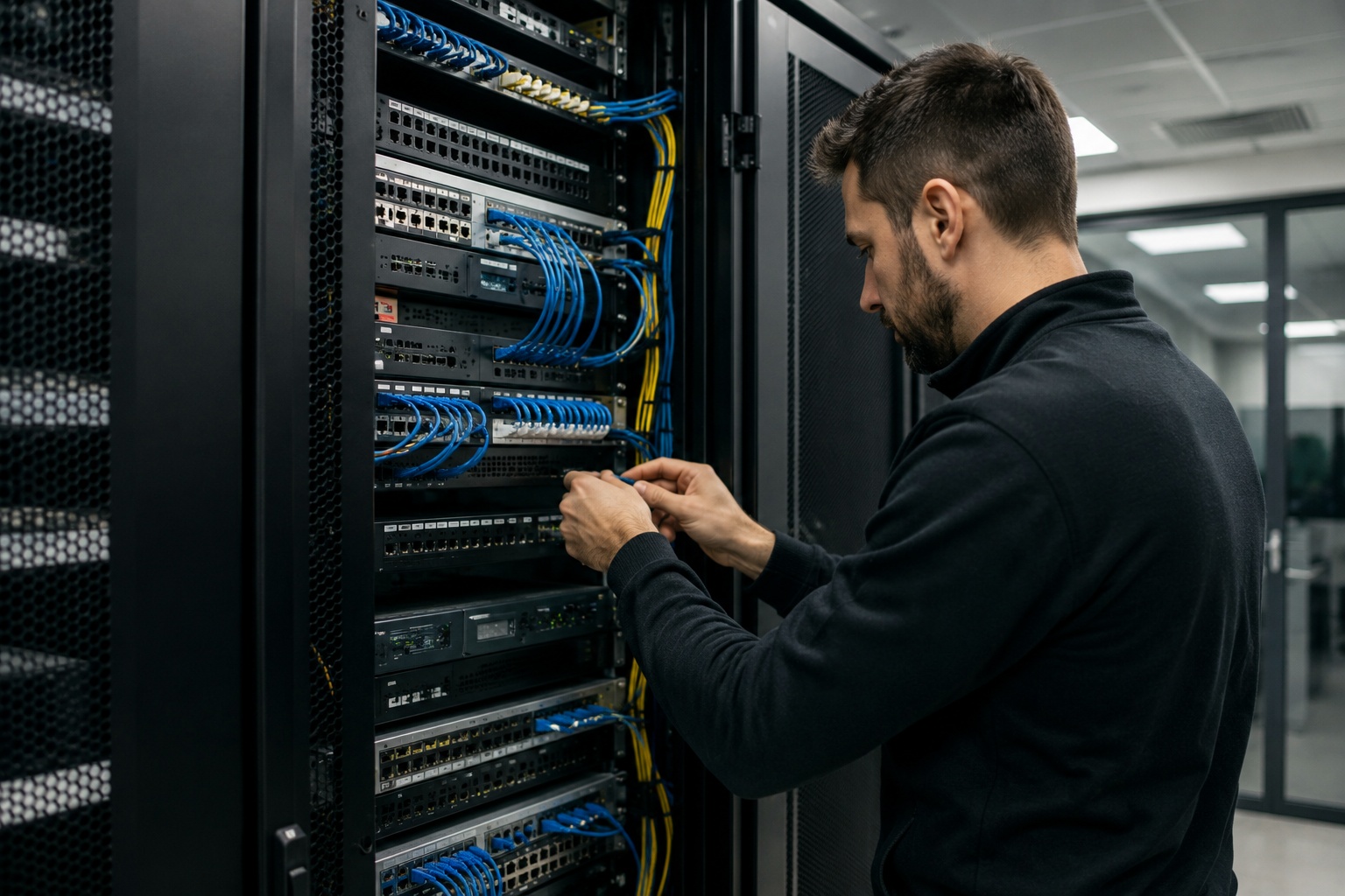 Infrastructure réseau, câblage et Wi-Fi professionnel à Belfort